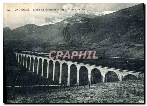Ansichtskarte AK Dauphine Ligne de Grenoble a Gap Viaduc
