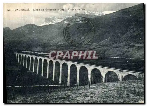 Cartes postales Dauphine Ligne de Grenoble a Gap Viaduc