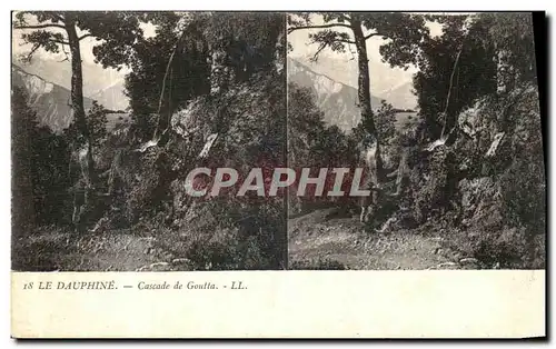 Ansichtskarte AK Le Dauphine Cascade de Goutta