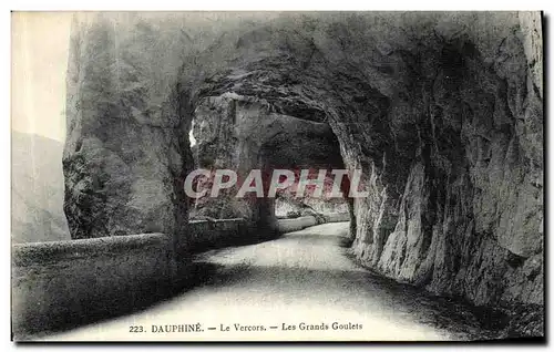 Cartes postales Le Dauphine Le Vercors Les Grands Goulets