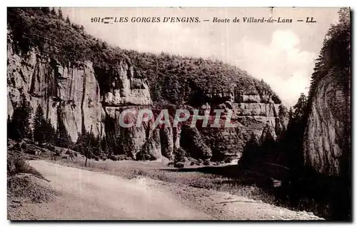 Cartes postales Les Gorges D Engins Route de Villard Lans