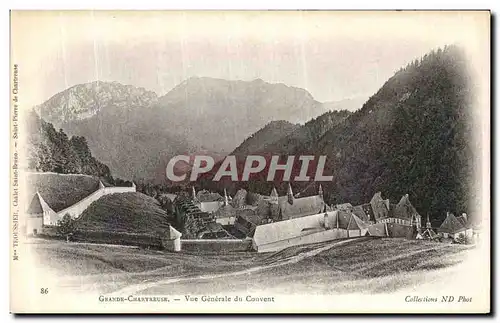 Ansichtskarte AK Grande Chartreuse Vue Generale du Convent