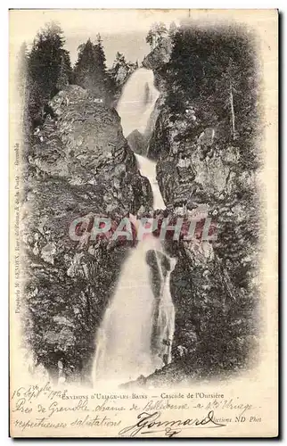 Cartes postales Environs D Uriage Les Bains Cascade de L Oursiere