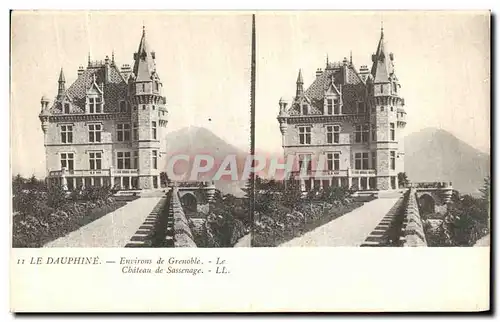 Cartes postales Le Dauphine Environs de Grenoble Chateau de Sassenage