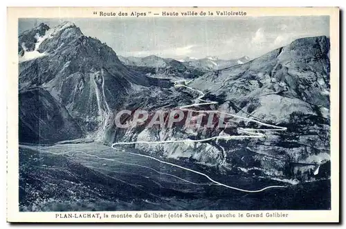 Cartes postales Plan Lachat Montee du Galibier