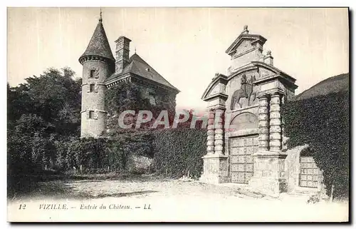 Cartes postales Vizille Entree du Chateau