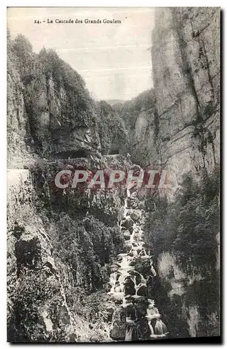 Cartes postales Dauphine La Cascade des Grands Goulets