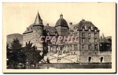 Ansichtskarte AK Vizille Le Chateau Vu Du Parc