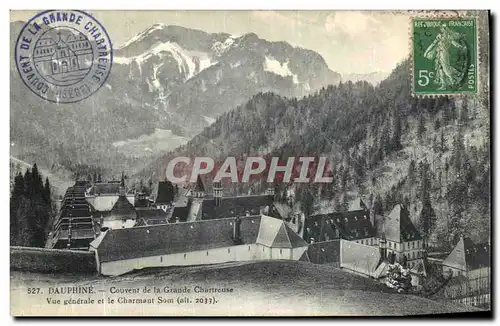 Ansichtskarte AK Dauphine Couvent de la Grande Chartreuse Vue Generale et le Charmant Som