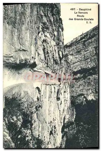 Ansichtskarte AK Dauphine Le Vercors Route des Grands Goulets