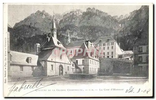 Cartes postales La Grande Chartreuse La Cour d Honneur