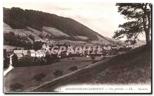 Cartes postales Monestier de Clermont Vue generale