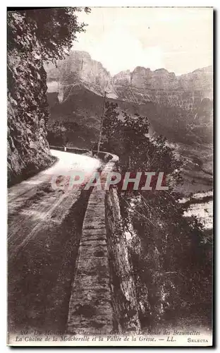 Ansichtskarte AK La Route des Beaumettes La Chaine de la Moucherolle et la Vallee de la Gresse