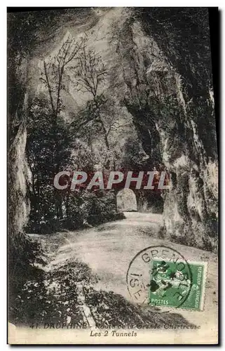 Cartes postales Dauphine Route de la Grande Chartreuse Les Tunnels