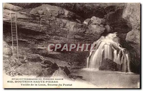 Cartes postales Mouthier Haute Pierre Vallee de la Loue Source du Pontet