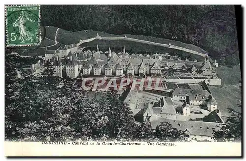 Cartes postales Couvent de la Grande Chartreuse Vue Generale