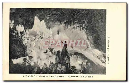 Cartes postales La Balme Les Grottes Interieur Le Moine