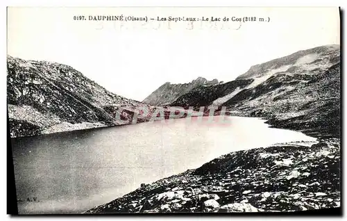 Ansichtskarte AK Dauphine Les Sept Laux Le Lac de Cos