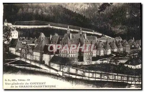 Cartes postales Couvent de la Grande Chartreuse Vue Generale