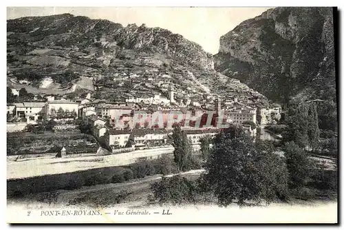 Cartes postales Pont En Royans Vue Generale