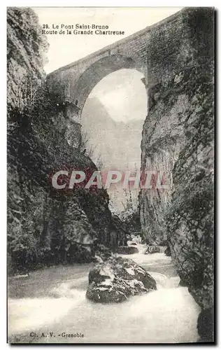 Cartes postales Dauphine Route de la Chartreuse Le Pont Saint Bruno