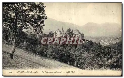 Cartes postales Uriage Les Bains Le Chateau cote nord