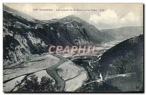 Ansichtskarte AK Dauphine La Ligne de la Mure et le Drac