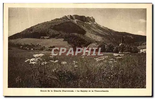 Cartes postales Route de la Grande Chartreuse Le Sappey et le Chamechaude