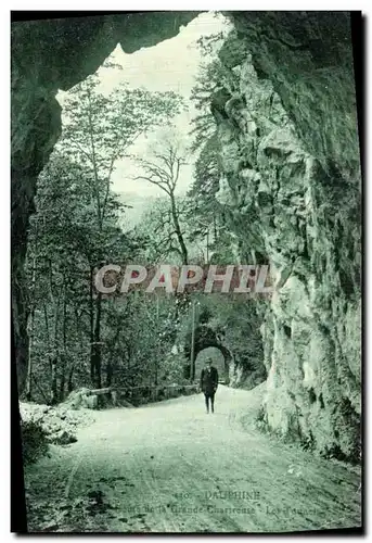 Ansichtskarte AK Route de la Grande Chartreuse Les tunnels