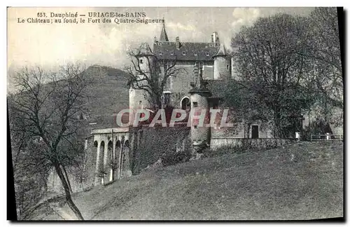 Cartes postales Dauphine Uriage les Bains Le Chateau le fort des quatre sergents