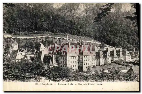 Cartes postales Dauphine Couvent de la Grande Chartreuse