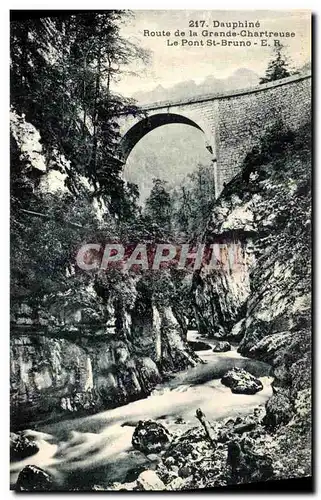 Cartes postales Dauphine Route de la Grande Chartreuse Le Pont St Bruno