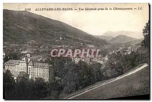 Ansichtskarte AK Allevard Les Bains Vue Generale Prise de la Chataigneraie