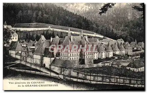 Cartes postales Couvent de la Grande Chartreuse Vue Generale