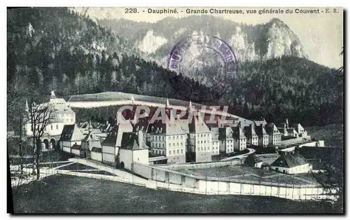 VINTAGE POSTCARD Dauphine Large Chartreuse View of the Convent