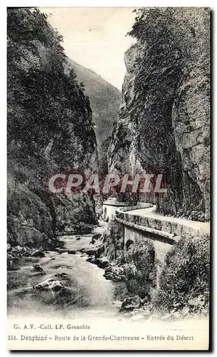 Cartes postales Dauphine Grande Chartreuse Entree du Desert