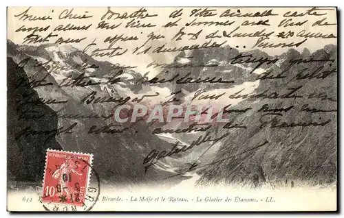 Cartes postales La Berarde La Meije et le Rateau Le Glacier des Etancons