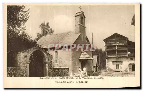 Cartes postales Exposition de la Houille Blanche et du Tourisme Grenoble Village alpin