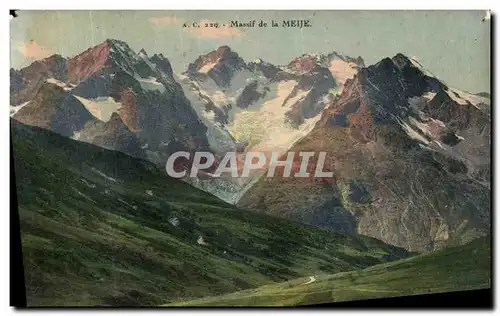 Cartes postales Massif de la Meije