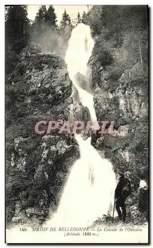 Cartes postales Massif de Belledonne La Cascade de l Oursiere