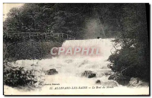 Ansichtskarte AK Allevard les Bains Le Bout du Monde