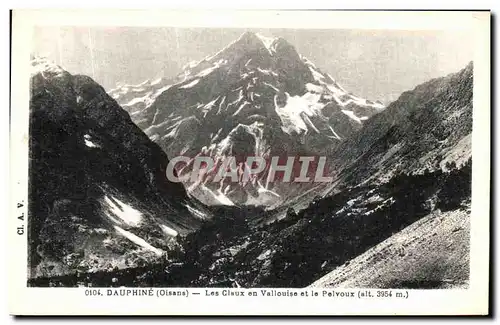 Cartes postales Dauphine Les Claux en Vallouise et le Pelvoux