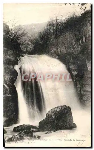 Ansichtskarte AK Environs de Grenoble Cascade de Sassenage