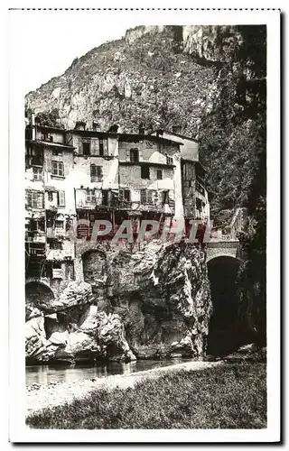 Cartes postales Pont en Royans Vieilles Maisons sur la Bourne et le Pont Picard