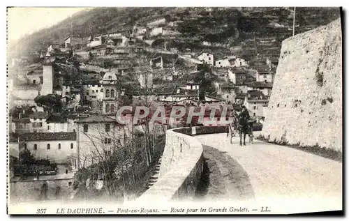 Ansichtskarte AK Dauphine Pont en Royans Route pour les Grands Goulets