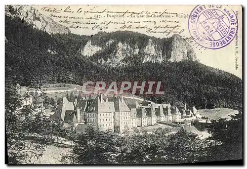 Cartes postales Dauphine La Grande Chartreuse Vue generale