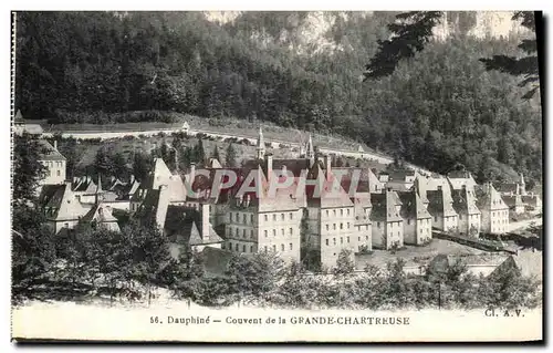 Cartes postales Dauphine Couvent de la Grande Chartreuse