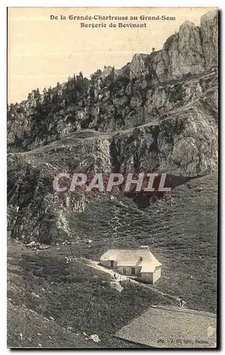 Cartes postales Dauphine De La Grande Chartreuse Au Grand Som Bergerie de Bovinant