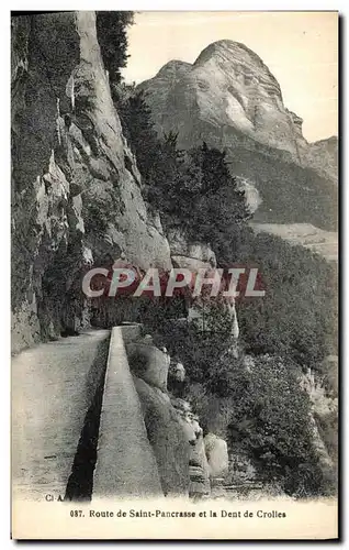 Cartes postales Route de Saint Pancrasse et la Dent de Crolles