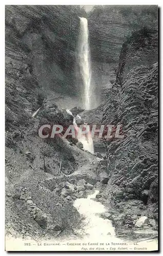 Cartes postales Le Dauphine Cascade Du Carre De La Terrasse